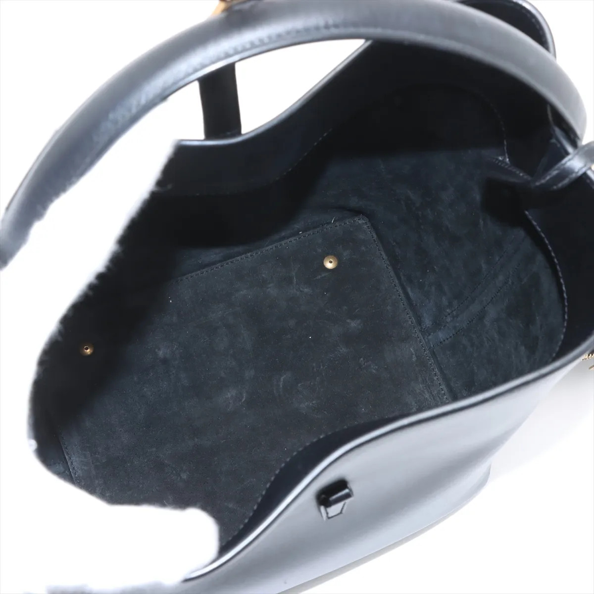 Saint Laurent Paris LE 37 Leather 2 Way Shoulder Bag Black 742828 thumbnail 8