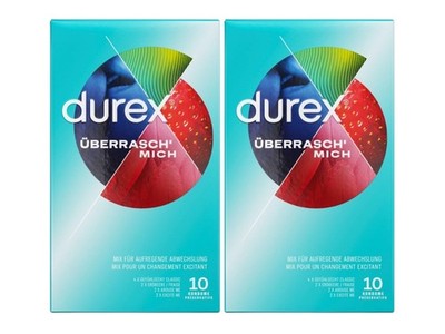 Durex Überrasch Mich Mix 20er Pack, 4 Sorten, ausprobieren, vielseitige Mischung