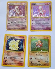 Mewtu - Mewtwo - Vulona - Nockchan - Pokemon - Holo - Base-Set - deutsch
