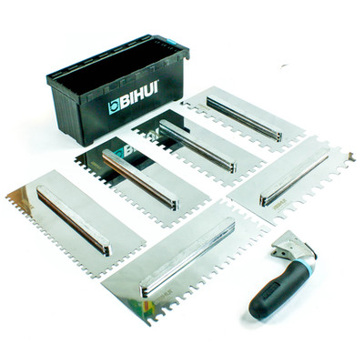 BIHUI Fliesenlegerset, Zahnkelle, Leimkamm - PTSJG8