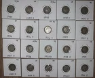 Lot of 1930s -1940Mercury Dimes 20 pcs Collectors Lot Not For Scrap