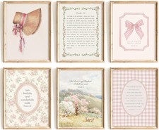 Christian Nursery Wall Art Bible Verse Canvas Wall Decor Pink Vintage Girls Nurs