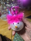 Lot Of 4 Glass Snowman Christmas Ornaments  — photo 7