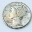 1943 D LIBERTY MERCURY 90% SILVER DIME CIRCULATED COIN #5358