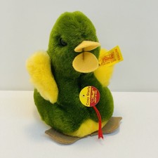 Vintage Steiff Duck Cosy Starly Plush 5382/12 with Yellow Tag Squeaker - EUC