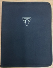 Genuine Triumph Motorcycle Premium Document File Folder