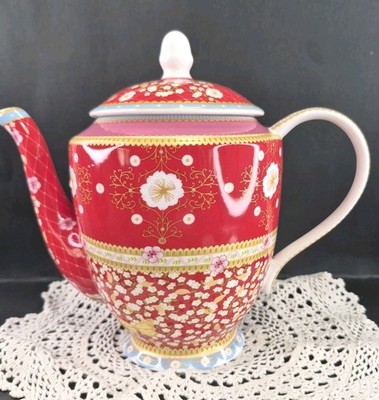 Maxwell And Williams Cashmere Veronique Claire Chilcott Bone China Teapot