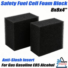 Safety Fuel Cell Foam Block 8x8x4 Anti-slosh For Gas Gasoline E85 Alcohol 2 Pcs Safety Fuel Cell Foam Block 8x8x4 Anti-slosh For Gas Gasoline E85 Alcohol 2 Pcs