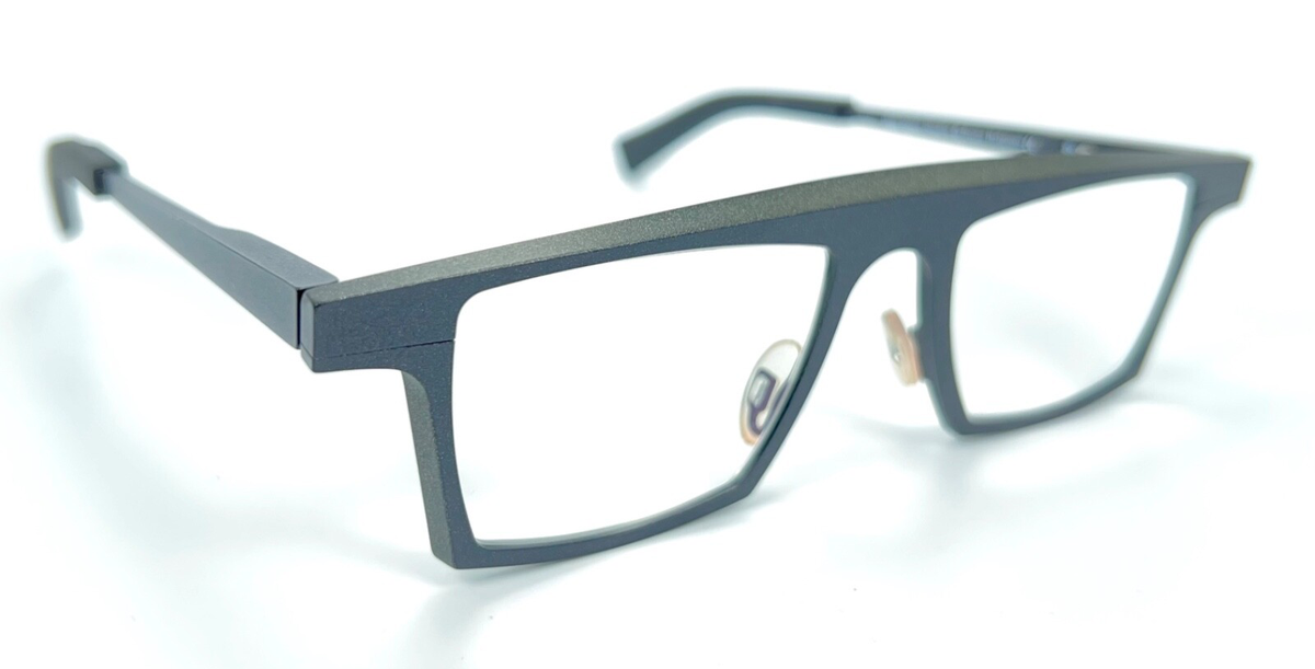 Theo Space Shuttle 321 Metallic Gunmetal Eyeglasses Frame Belgium