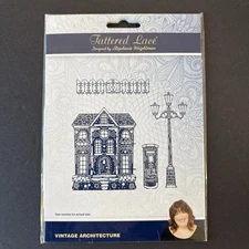Tattered Lace Vintage Architecture New Cutting Die Set of 4 Dies Victorian House