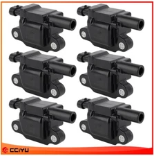 CCIYU 6 Square Ignition Coil Pack For 2014-2019 Chevrolet Silverado 1500 4.3L V6