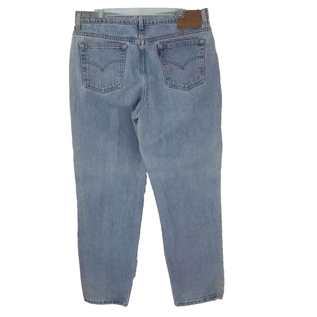 Vintage Levis 512 Slim Fit Straight Leg Classic Jeans Blue Light Denim 18 34x31