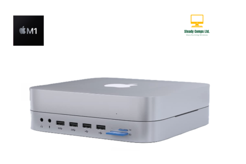 Mac Mini M1/8GB RAM/2.25TB SSD/ HDMI + VGA Hub/Windows 11 + Büro + Linux+ DVD +