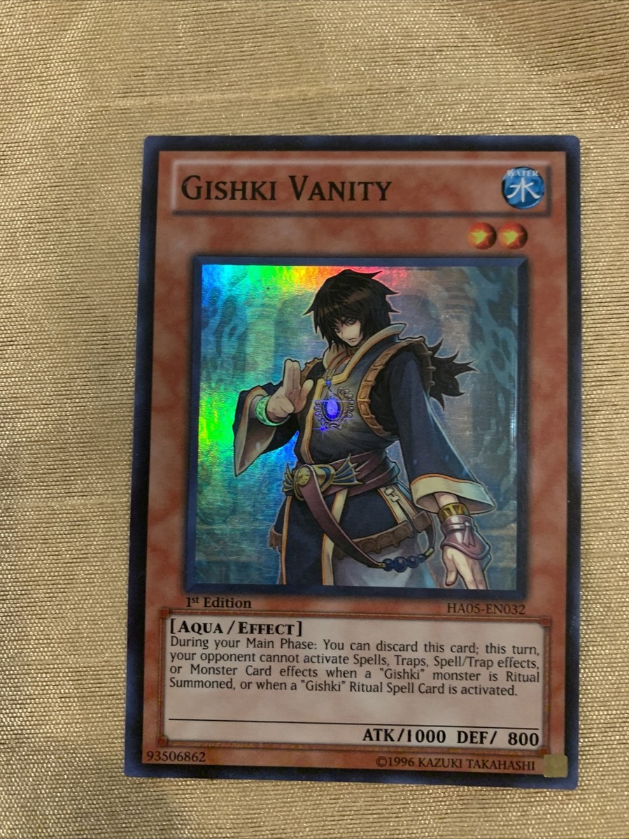 yugioh gishki cards Yu-Gi-Oh! Card HA06-EN010 Gishki Noelli (Super Rare)