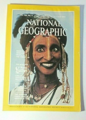 OCT 1983 NATIONAL GEOGRAPHIC SOCIETY / NIGER'S WODAABE / MARTIN LUTHER'S WORLD - Bild 1 von 5