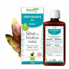 Dépurasève Bio - Detox  - Sève de Bouleau fraîche - Herbalgem