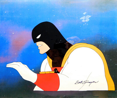 SPACE GHOST Production Cel Hanna Barbera OPC Art 1of 1 Signed Bob Singer