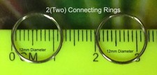 2 two CONNECTING RINGS will help connect Your STRAP to Your CAMERA size 12mm