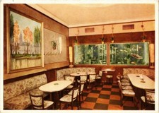 CPA AK Frankfurt a.M.- Eis Cafe Wipra, Aquarienzimmer GERMANY (1000591)