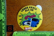 Alter Aufkleber Hobby Modellbau Autos MATTEL Heisse Räder HOT WHEELS