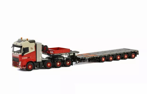 for VOLVO 1/50 FH4 GLOBETROTTER 8x4 Nooteboom MCO PX-5 AXLE Wagenborg trailer