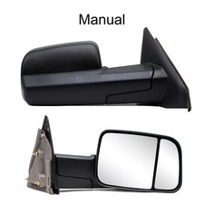Manual Towing Mirrors Fit For 2003-08 Dodge Ram 2500 3500 Leftright Black Lhrh Manual Towing Mirrors Fit For 2003-08 Dodge Ram 2500 3500 Leftright Black Lhrh