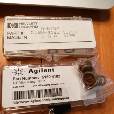 Genuine Agilent H P Injection Port 1 4 Viton O Ring 12 Pack 5180 4182 Ebay