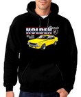 HOLDEN LH L34 SLR/5000 TORANA QUALITY BLACK HOODIE (8 CAR COLOURS)