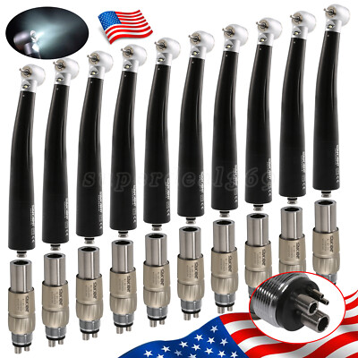 1-10*NSK Style Dental LED E-generator High Speed Handpiece / 4Hole Coupler DL