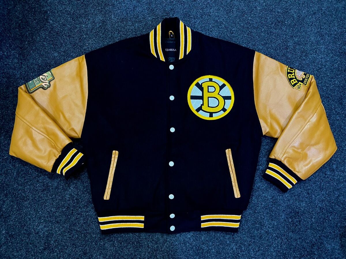 Boston Bruins 2010 2016 2019 2023 NHL Winter Classic Varsity jacket
