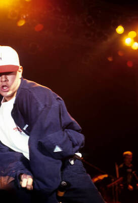 Mark Wahlberg aka Marky Mark the Funky Bunch performs at the Ritz - Old Photo