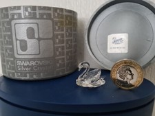SWAROVSKI KRISTALL 'MINIATUR SCHWAN' (SELTEN)