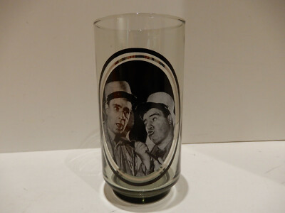 Abbott and Costello - Arby s take 2 of 6 Collector s Series Glass 1979