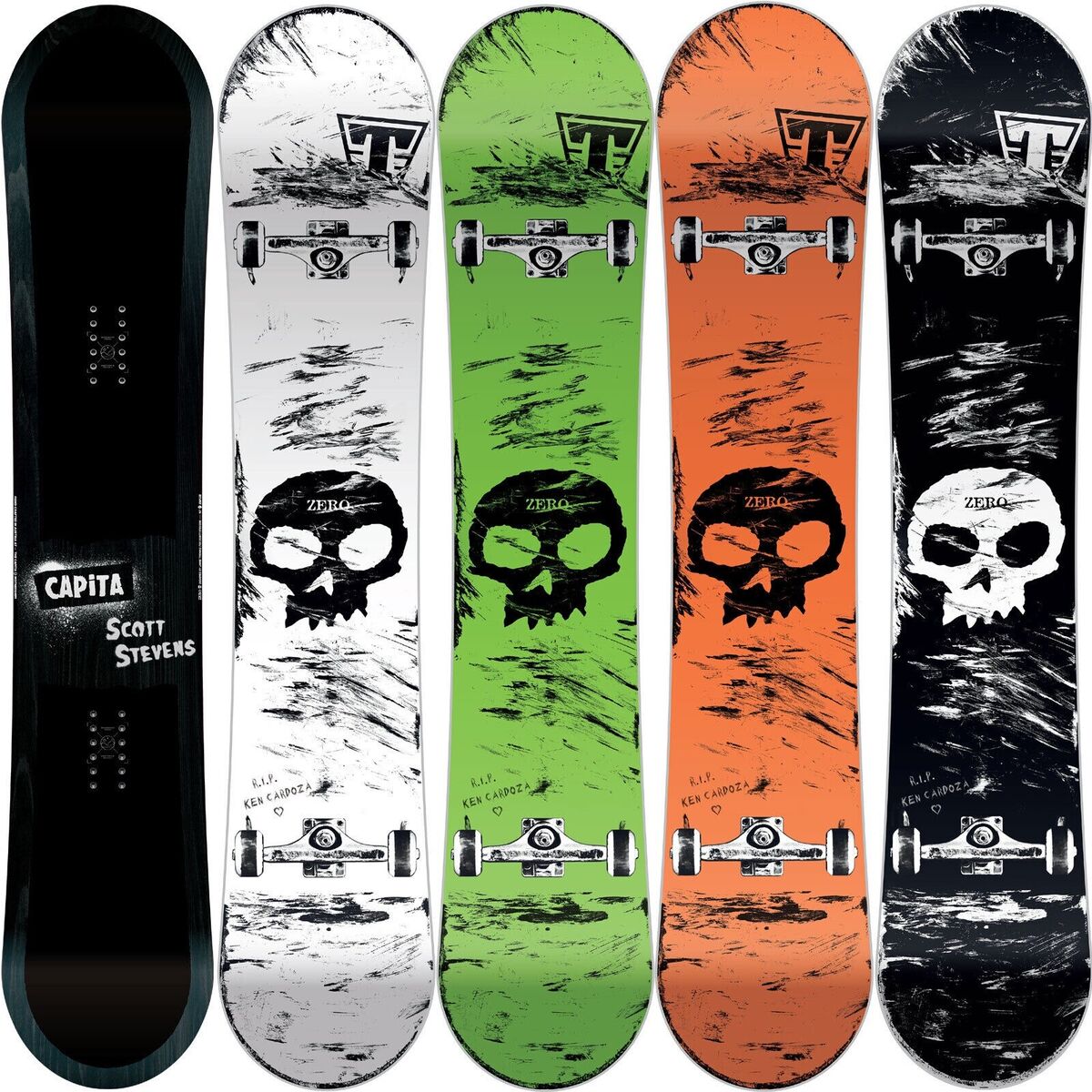 CAPiTA Scott Stevens Pro Snowboard Twin Zero Skateboards CAPiTA Scott Stevens Pro Snowboard Twin Zero Skateboards