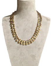 Collana girocollo Donna CHIMENTO double in oro bianco e giallo 18 kt 750  art 7