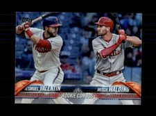 2018 Topps Update Rainbow Foil #US106 Jesmuel Valentin/Mitch Walding (ref 103863