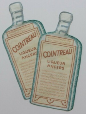 Pair x Cointreau Liqueur Angers Madeira Linen Cocktail Napkins