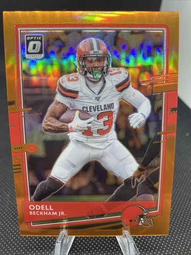 2020 Panini Donruss Optic Orange Prizm /199 Odell Beckham Jr #28