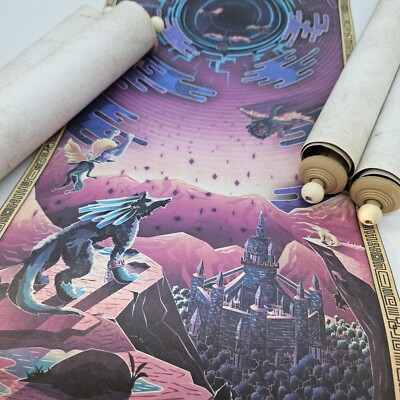 Zelda Twilight Princess Scroll Poster