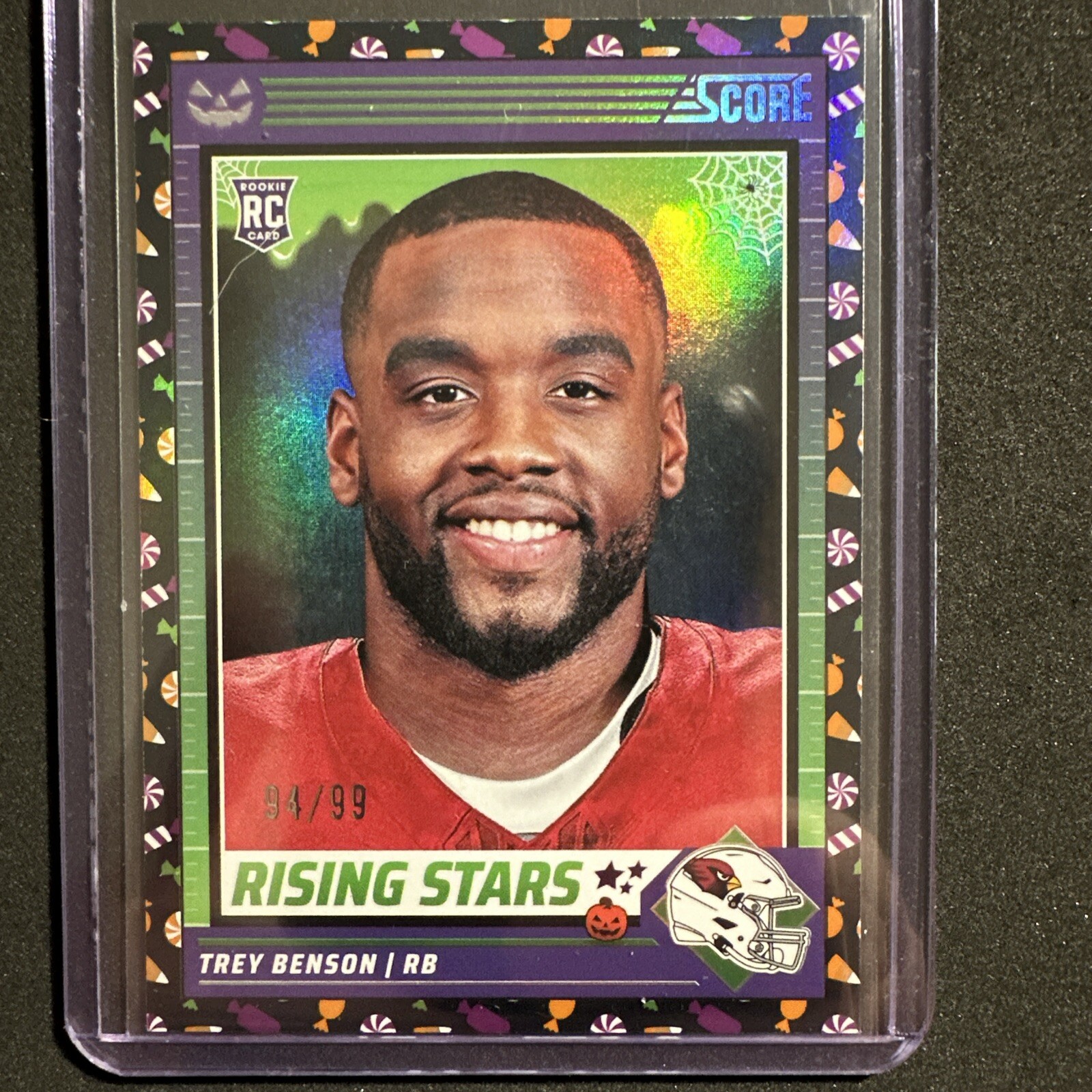 2024 Score A Treat Trey Benson Trick Or Treat SSP /99 Halloween Card #47