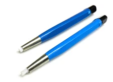 2x Scratch Brush Nylon Bristle Scratch Pen Retractable Watch Repair Jewelry Tool