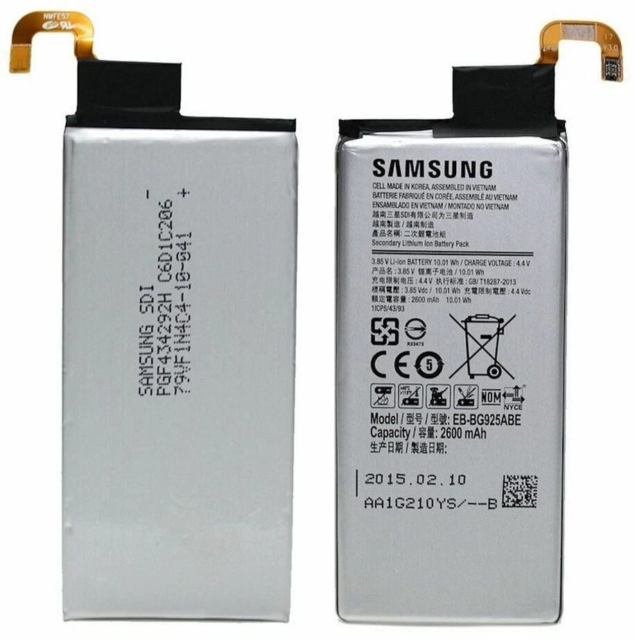 Nova Bateria Original Original Original Samsung Galaxy S6 Edge G925 EB-BG925ABA  - Imagem 4 de 4