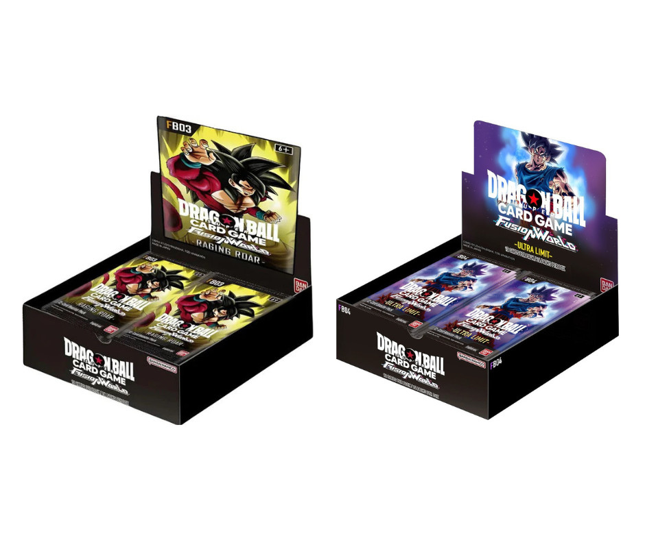 DRAGON BALL TCG Box FUSION WORLD FB03 + FB04 English