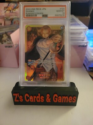 PSA 10 Gem Mint - Shanks Romance Dawn OP01-120 SEC Japanese One