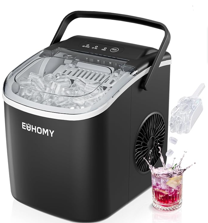 26lb Countertop Ice Maker Daily Portable SelfCleaning Quiet Quick Ice