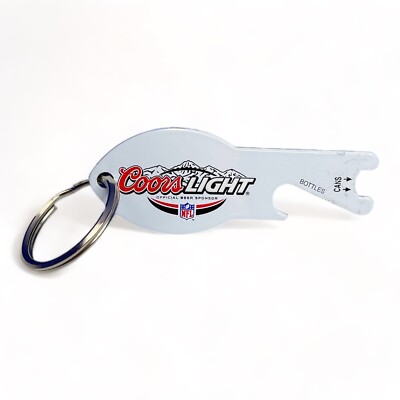 Unique Collectible Key Chain Metal Coors Light Bottle Can