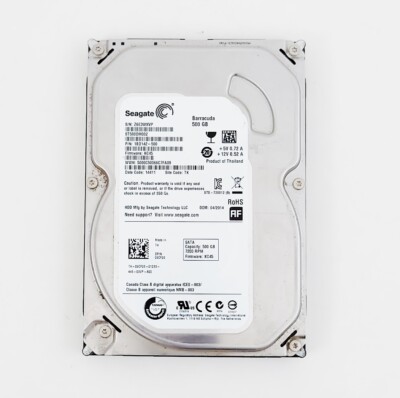 Seagate Barracuda ST500DM002 500GB 3.5'' SATA 6Gb/s Desktop Hard Drive