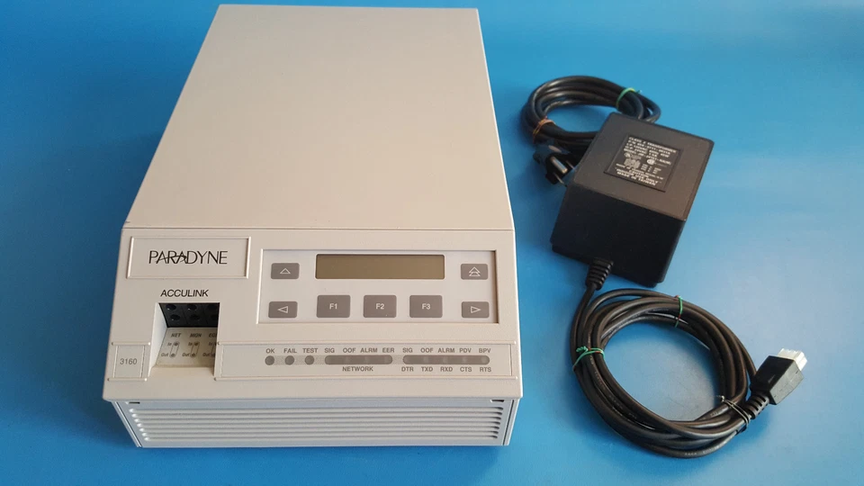 Paradyne Acculink 3160 - 3160-A2-210-0GB SPINN 2 PORT DSU/CSU S/A w/ Power Adptr - Image 3 of 4