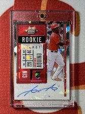 2020 Panini Contenders optic Cracked Ice Aristides Aquino RC Auto /23 + Base