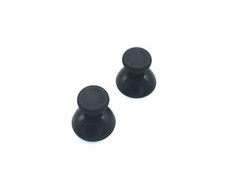 x2 Black Replacement Analog Joy Stick Rubber Cap Button for Xbox 360 Controller